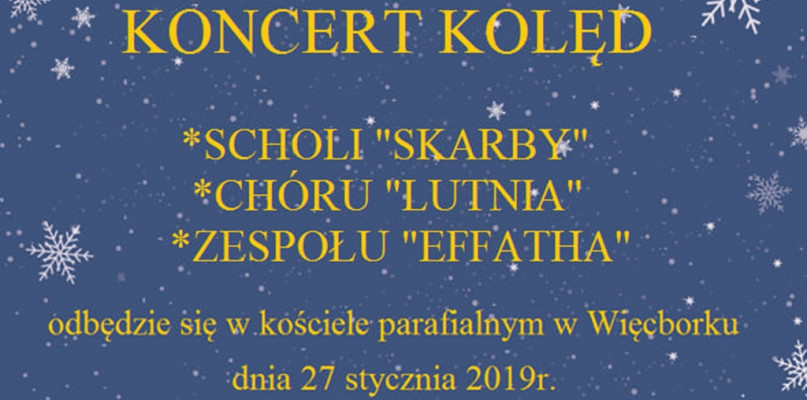 Koncert kolęd w więcborskim kościele parafialnym