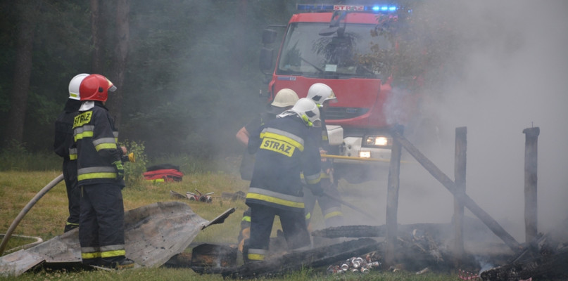 Paliło się w Radońsku. W pożarze zginęły dwa psy - fot. Marcin Misiak