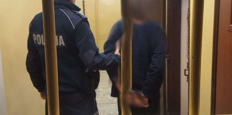 Areszt za znęcanie się nad rodziną - fot. KPP Złotów