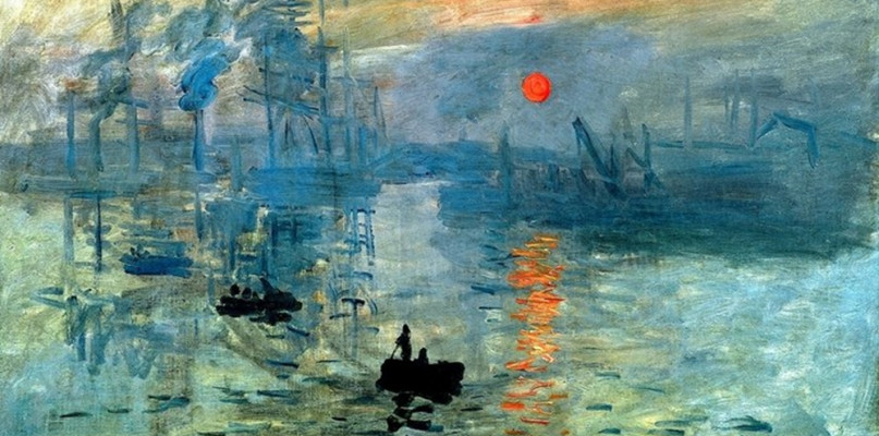 Najpopularniejsze style malarskie, Claude Monet - Impresja. Wschodzące słońce - fot. partnera