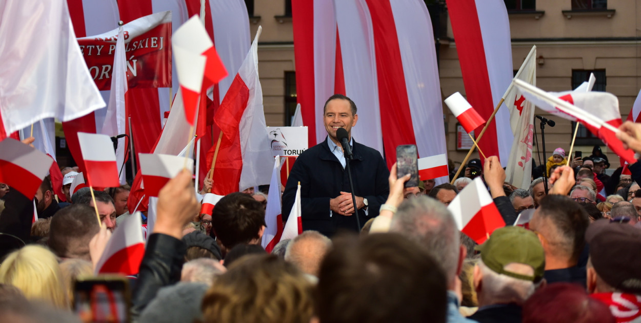 Kampania wyborcza w Toruniu - fot. Grzegorz Tomasik
