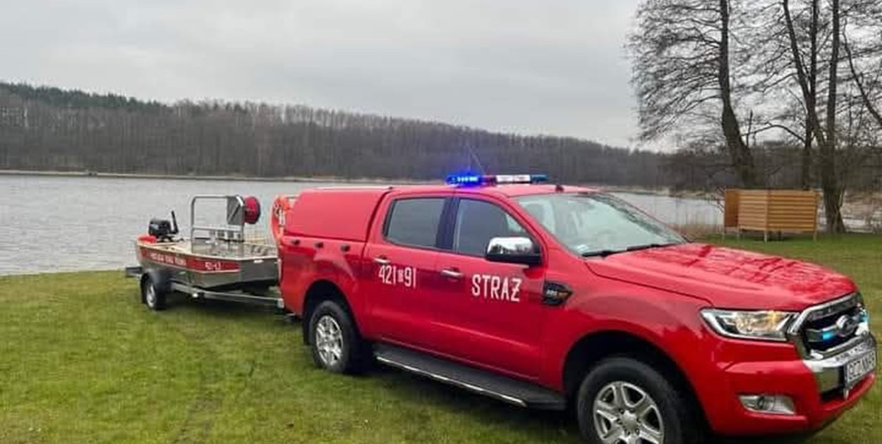 Tragedia nad jeziorem w gminie Debrzno - Zdjęcie poglądowe KP PSP w Człuchowie