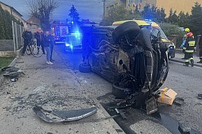 Wypadek z udziałem 19-letniego kierowcy w powiecie człuchowskim-3381