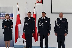 Uroczysta zbiórka z okazji powierzenia obowiązków na stanowisku Komendanta Powiatowego Policji w Sępólnie Krajeńskim-3415
