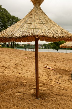 Nowa atrakcja na plaży w Sępólnie Krajeńskim-3772