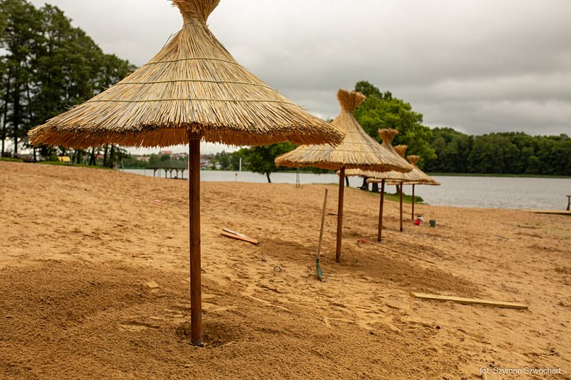 Nowa atrakcja na plaży w Sępólnie Krajeńskim