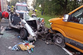 Poważny wypadek na DK-25-3830