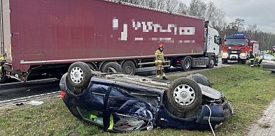 Człuchów: Zderzenia samochodu osobowego z ciężarówką-22060