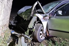 Wysoka: 18-latek bez uprawnień spowodował wypadek - był nietrzeźwy-27596