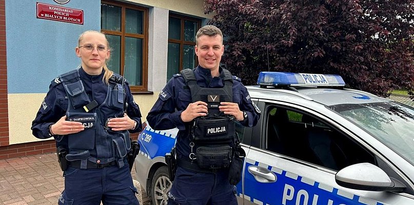 Białe Błota: Policjanci uratowali życie Seniorki - 27917