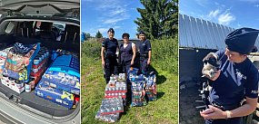 Więcbork: Policjanci z pomocą dla miejscowego przytulis