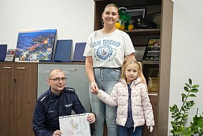 Piła: Piękny gest 5-latki dla dzielnicowego-31832