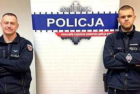 Szybka reakcja nakielskich policjantów zapobiegła tragedii