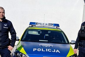 Policjanci z Koronowa ratują życie młodego mężczyzny