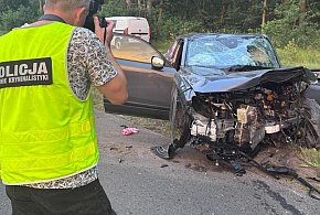 Śmiertelny wypadek w powiecie nakielskim. Wstępne ustalenia Policji
