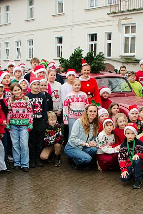 Najmłodsi mieszkańcy Gminy Wyrzysk spotkali się z Mikołajem-4185