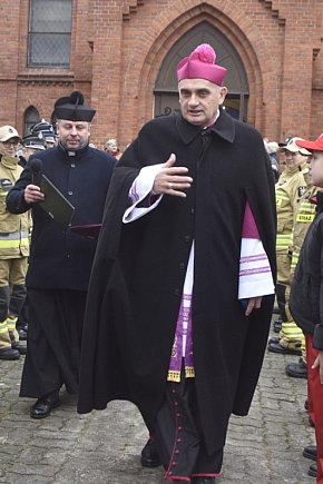 Gmina Sośno: Uroczystość poświęcenia wozu bojowego OSP Sitno-4202