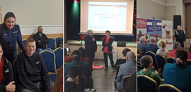 Sośno: Sępoleńscy policjanci włączyli się w kampanię „Dzieciństwo bez przemocy”-31652