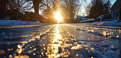 Oblodzone są niemal wszystkie chodniki. Wiele zgłoszeń osób z urazami głowy i końc