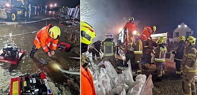 Powiat złotowski: Intensywne działania w związku z roztopami i opadami