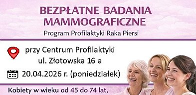Bezpłatne badania mammograficzne w Łobżenicy