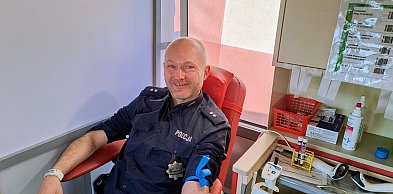 Kamień Krajeński: Akcja honorowego krwiodawstwa z udziałem policjantów