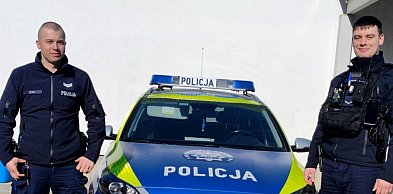 Policjanci z Koronowa ratują życie młodego mężczyzny