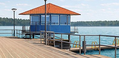 Będzie remont pomostu na plaży w Człuchowie