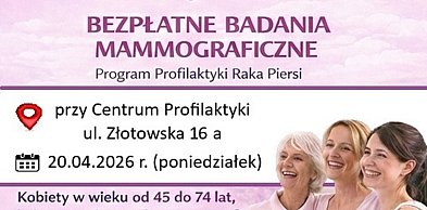 Bezpłatne badania mammograficzne w Łobżenicy