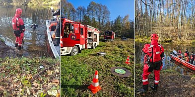 Poszukiwania wędkarza na rzece Gwda-31457