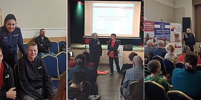 Sośno: Sępoleńscy policjanci włączyli się w kampanię „Dzieciństwo bez przemocy”-31652