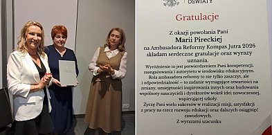 Gmina Łobżenica: Dyrektor Szkoły Podstawowej w Fanianowie została Ambasadorem Refo-32055