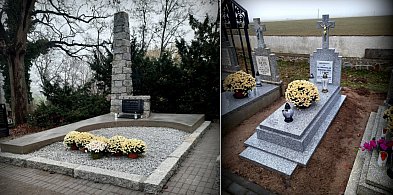 Zakończono prace remontowe przy grobach na cmentarzach w Górce Klasztornej i Łobże-32139