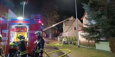 Okonek: Pożar budynku mieszkalnego. Poszkodowana jedna-32710