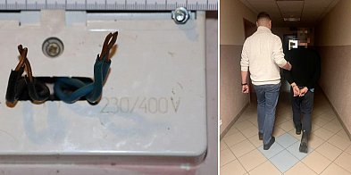 Człuchów: Nielegalny pobór prądu ujawniony przez policj-33343