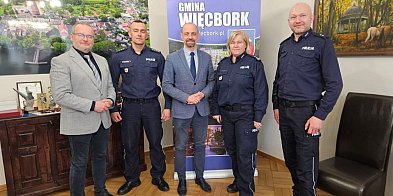 Zmiany kadrowe na posterunkach Policji w Więcborku i w