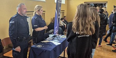 Koronowscy policjanci promowali służbę w Policji wśród