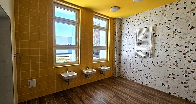 Kompleksowy remont Przedszkola Publicznego w Łobżenicy powoli dobiega końca