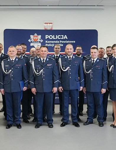Komendant Powiatowy Policji w Pile przedstawił swoich zastępców