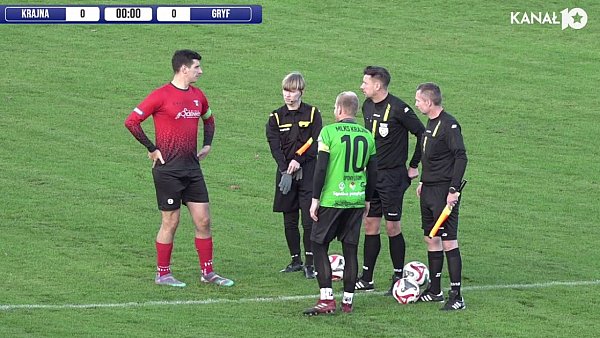 Krajna Sępólno Krajeńskie na koniec rundy jesiennej pokonała GKS Gryf II Sicienko 4:1, 15-11-2025