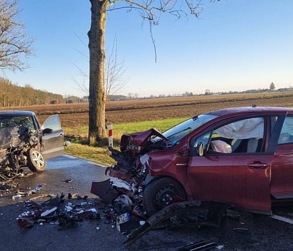 Groźny wypadek na trasie Zakrzewo - Złotów-32016