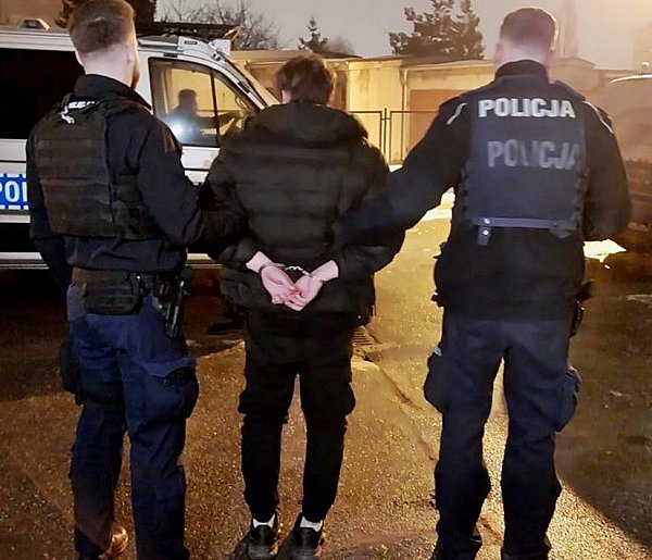 Zatrzymanie agresywnego 31-latka w Bydgoszczy