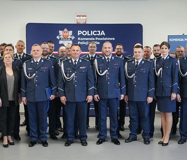 Komendant Powiatowy Policji w Pile przedstawił swoich zastępców