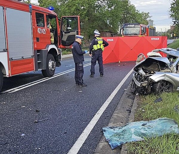 Tragiczny wypadek drogowy na DK22