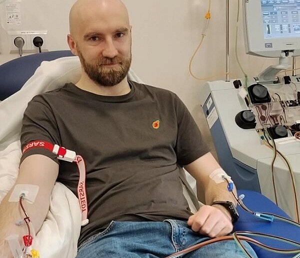 Nakielski policjant został dawcą szpiku kostnego