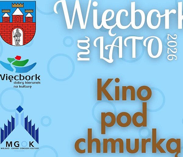 Kino pod chmurką 2026 – letnie seanse filmowe w Gminie Więcbork
