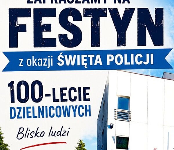 Więcbork: Festyn z okazji obchodów Święta Policji - świętuj z policjantami 100-lec