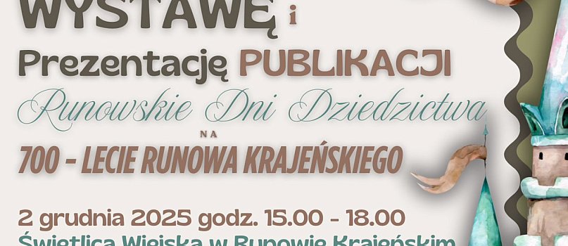 Wystawa i prezentacja publikacji "Runowskie Dni Dziedzictwa na 700-lecie Runowa Krajeńskiego"-2151