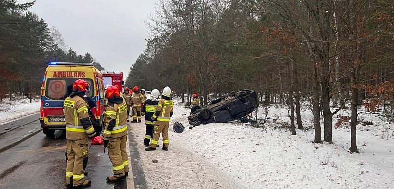 Groźny wypadek na DK-25. Ucierpieli mieszkańcy gminy Więcbork