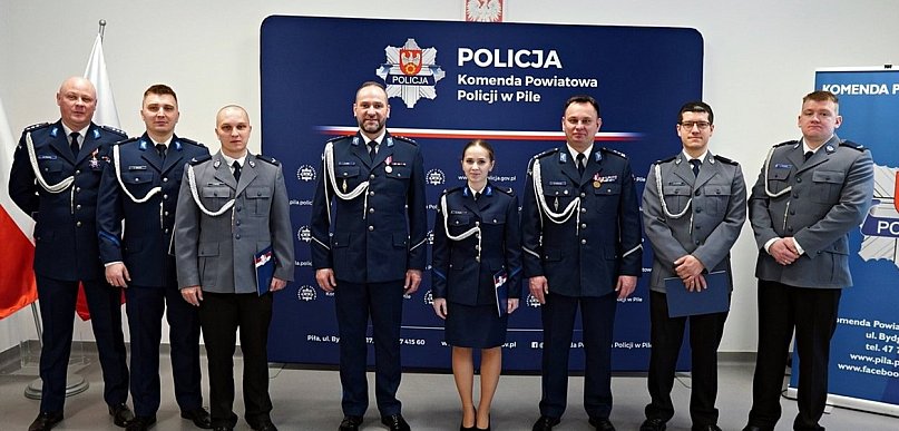 Piła: Awanse pilskich funkcjonariuszy w korpusie podoficerów